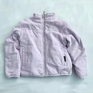 Reversible Girl's The North Face Mossbud Full Zip Jacket Size 5T Lavender